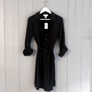🌟HP!🌟NWT Black Button Down Maternity Dress